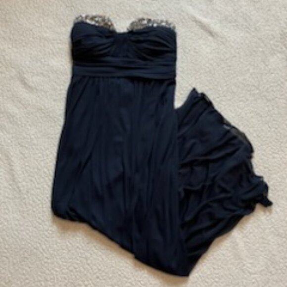 City Studio black evening gown size 11 - Picture 3 of 8